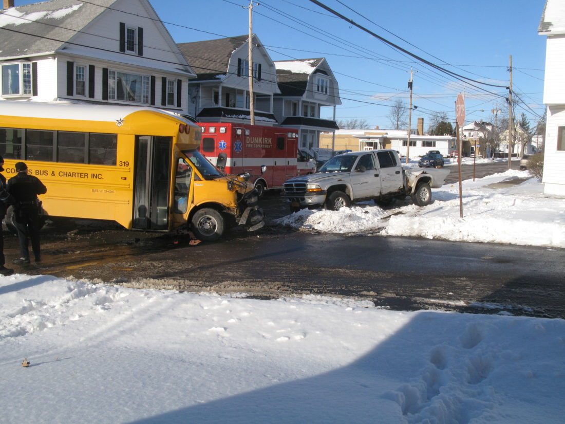 No Injuries Reported After Bus Collides With Truck | News, Sports, Jobs ...